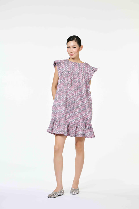 Bella Dress - Bus Mini Pink