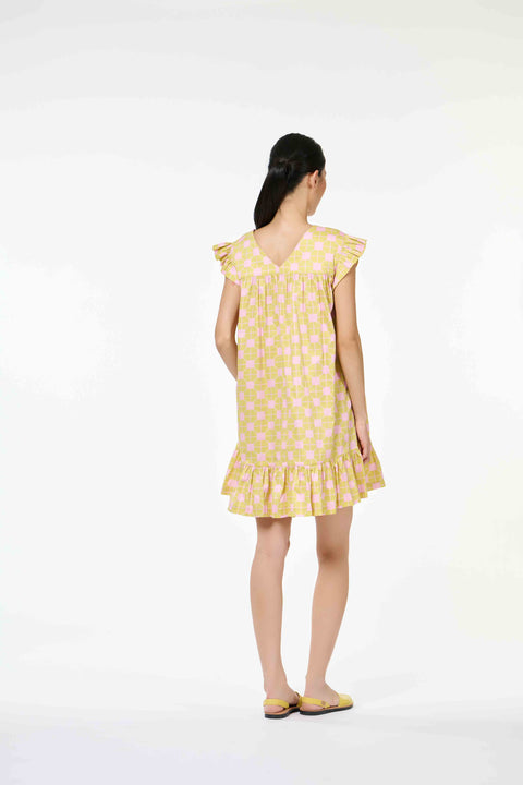 Bella Dress - Tapau Tile Lemons