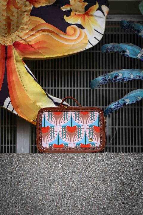 Box Bag (Leather) - Palm Patio