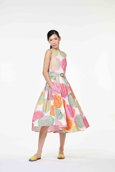 Retro Ladies Dress - Kuih Bom Fiesta