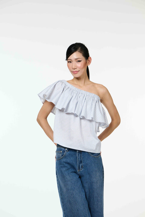 Half Moon Top - Sila Duduk Blue