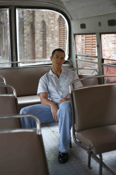 Men's Shirt - Sila Duduk Blue