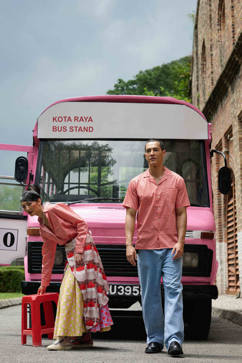 Men's Shirt - Sila Duduk Red