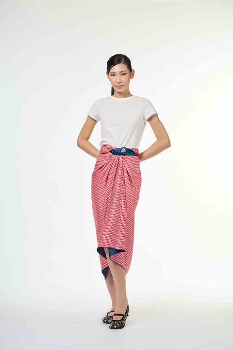 Reversible Sarong - Dark Blue Soya