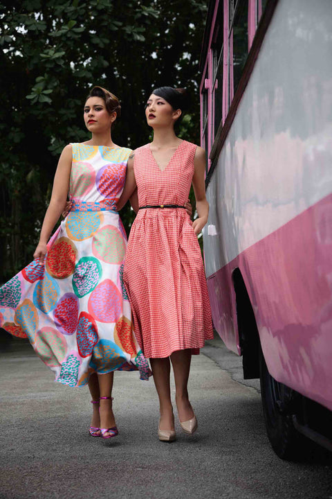 Show Time Dress - Sila Duduk Red