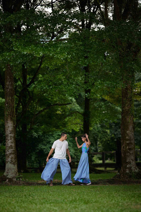 Flair Pants - Mandi Blue