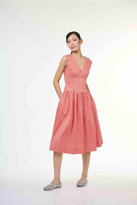 Show Time Dress - Sila Duduk Red