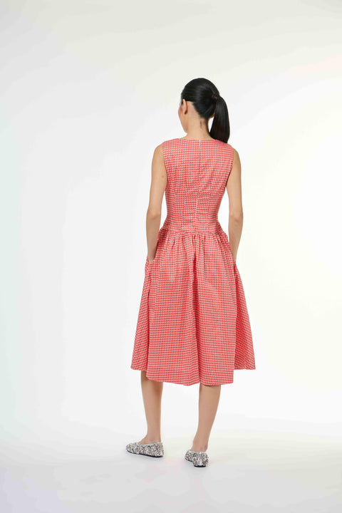 Show Time Dress - Sila Duduk Red