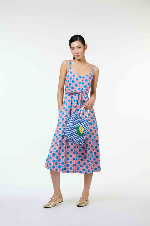 Zuzu Dress - Tapau Tile Pink