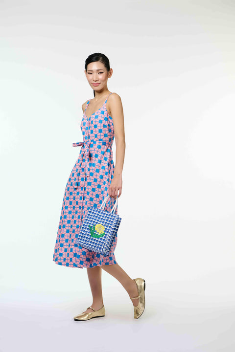 Zuzu Dress - Tapau Tile Pink