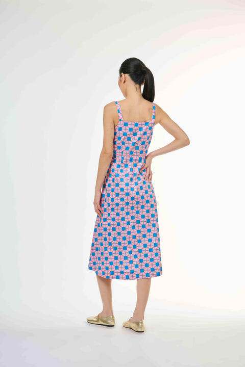 Zuzu Dress - Tapau Tile Pink