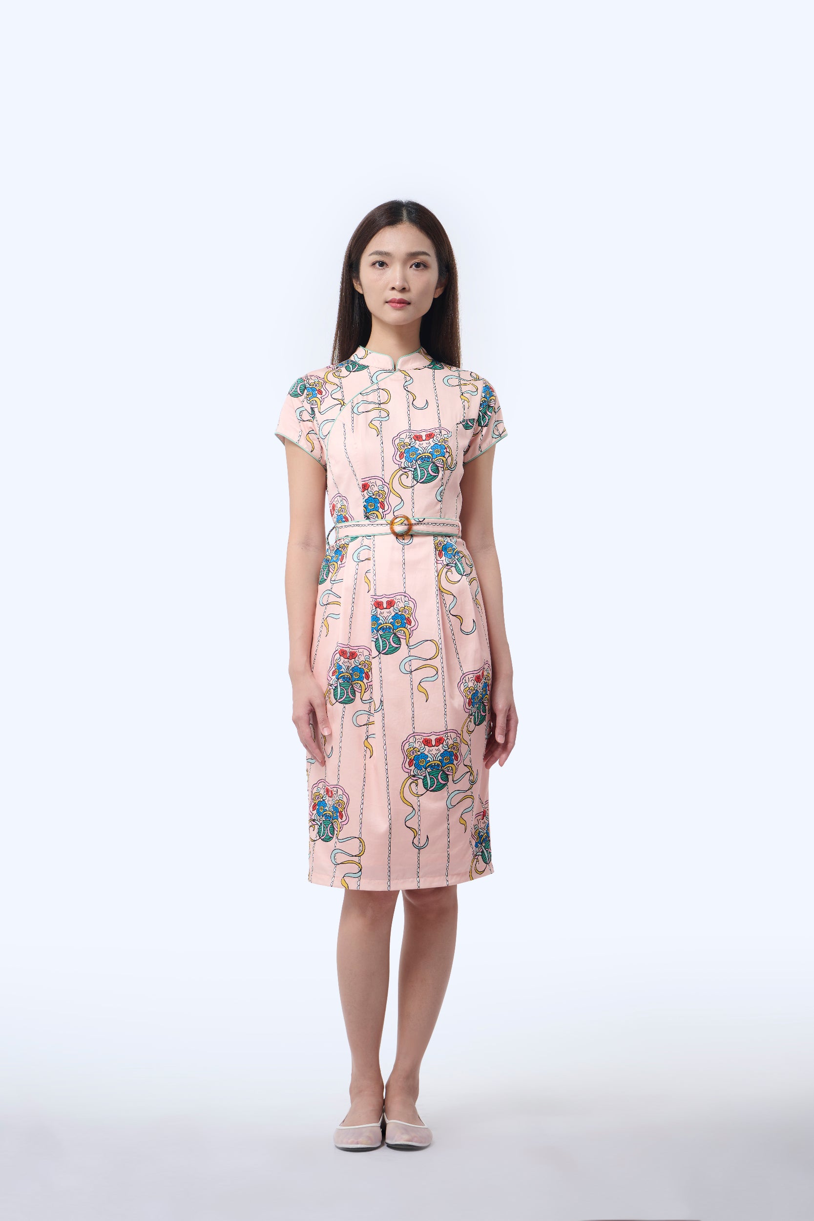 Asian-inspired Cheongsam Dress Pattern Design | Nala Designs