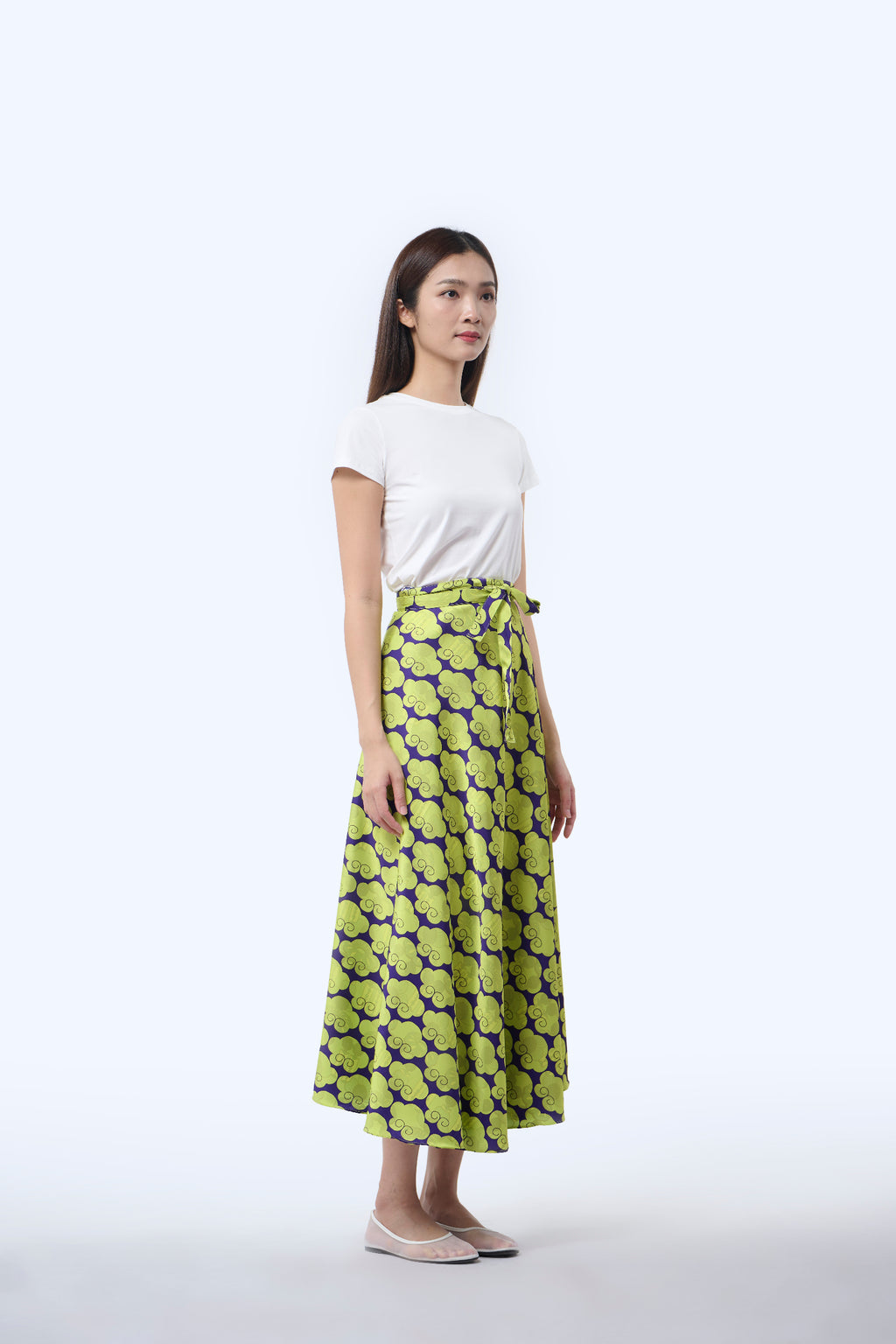 Reversible Wrap Skirt  - Cloud 9 Yellow