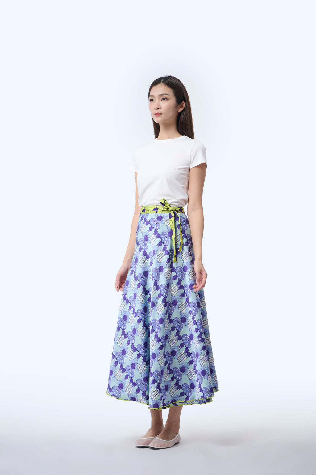 Reversible Wrap Skirt  - Cloud 9 Yellow