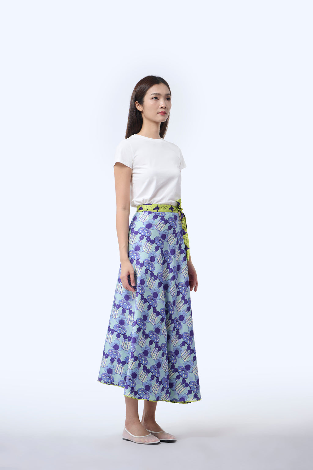 Reversible Wrap Skirt  - Cloud 9 Yellow