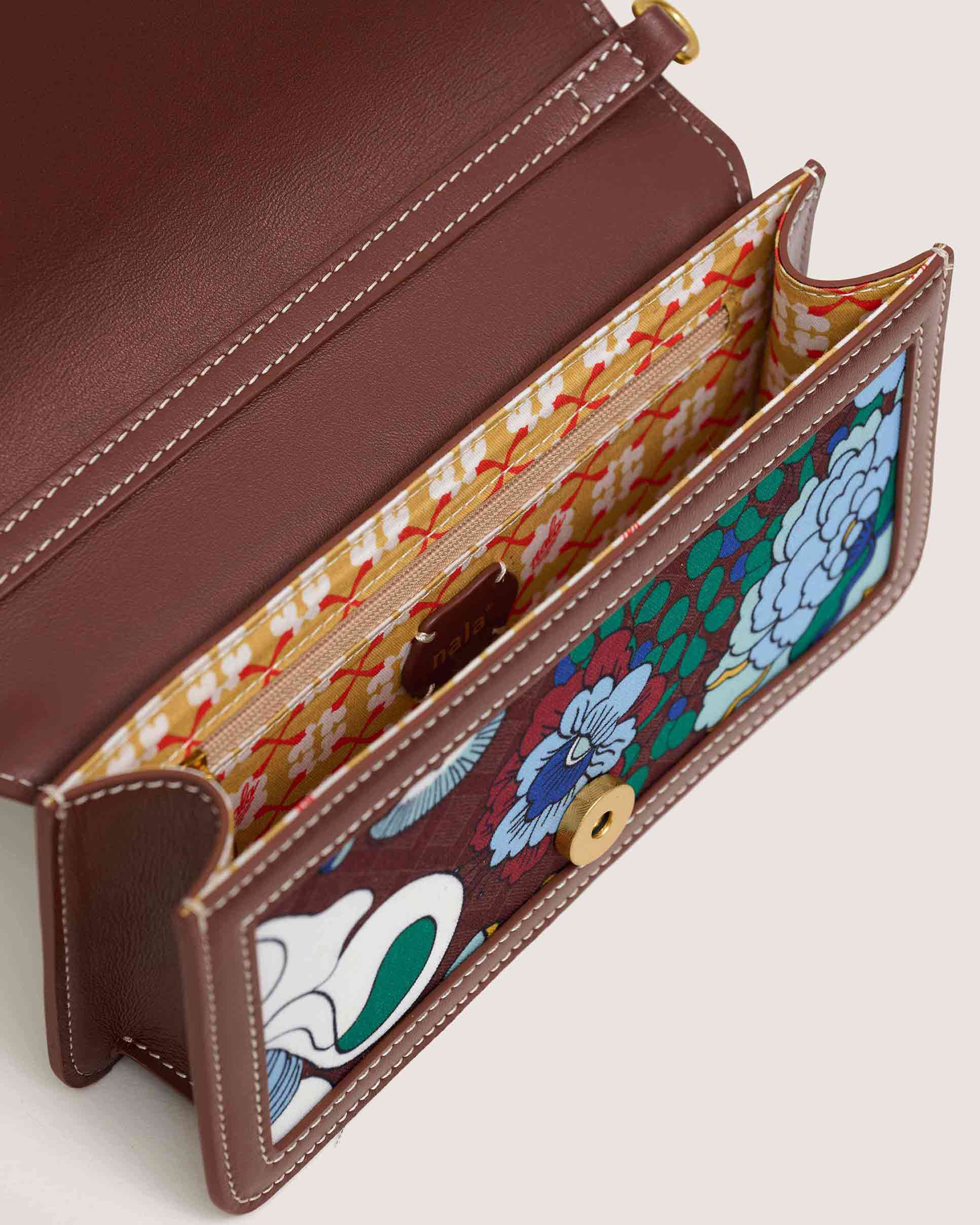 Bella Bag (Leather) - Mandi Bunga Chocolate