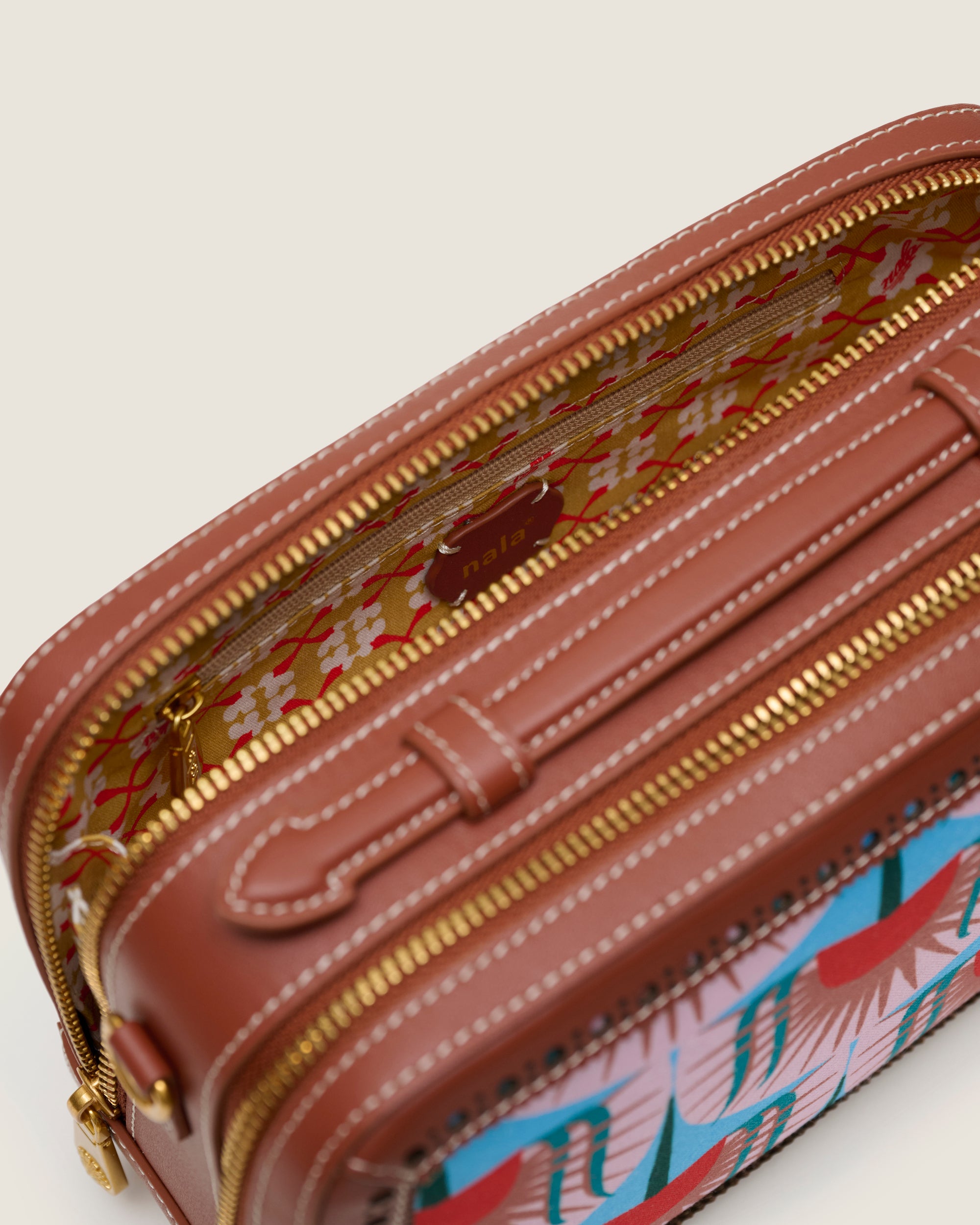 Box Bag (Leather) - Palm Patio