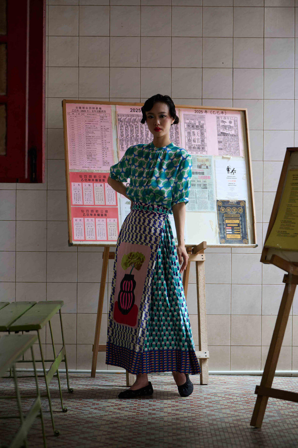 Daniela Top - Love On Top Green