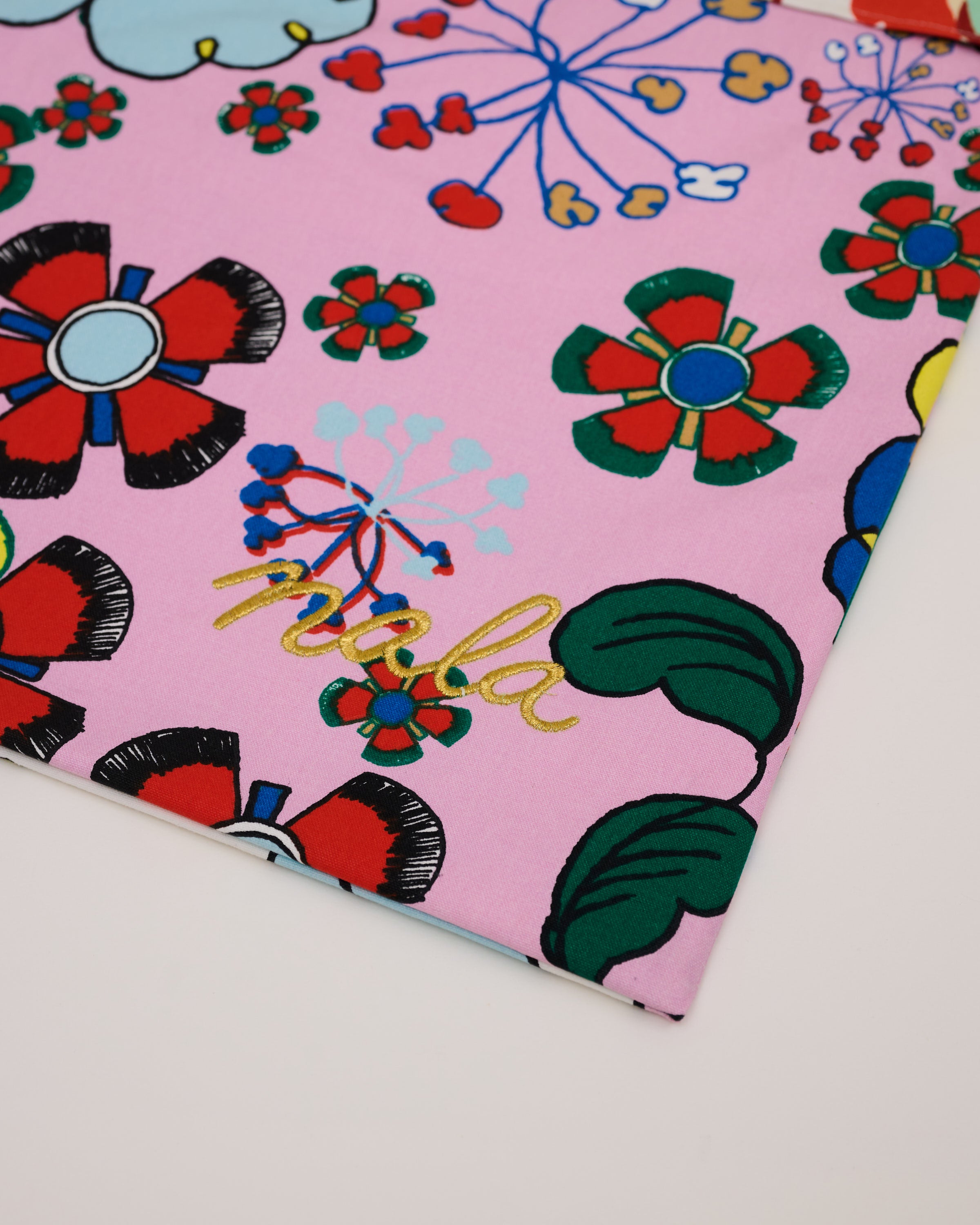 Reversible Tote - Bunga Raya Pink