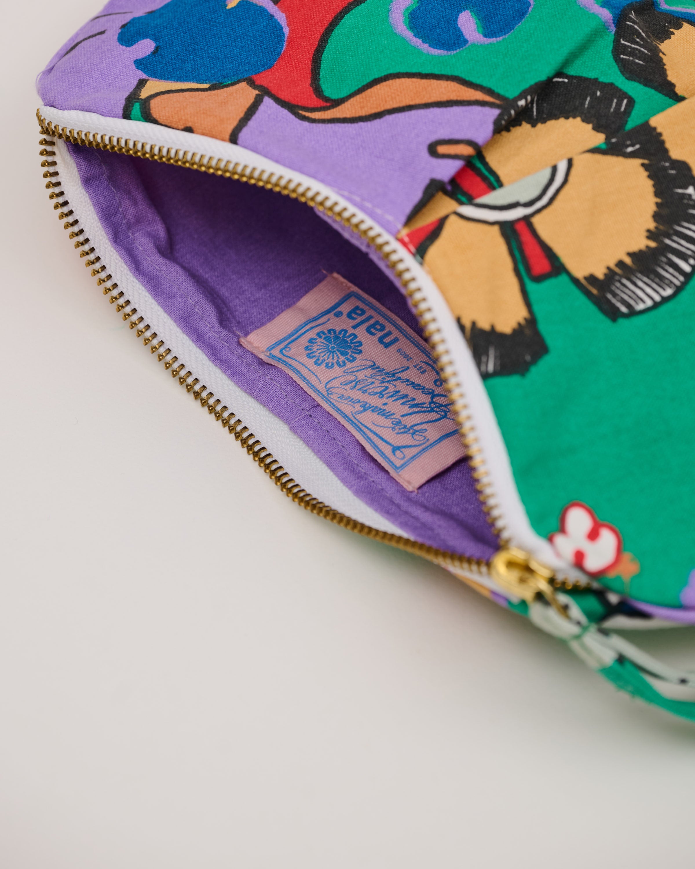 Pouch - Bunga Raya Green