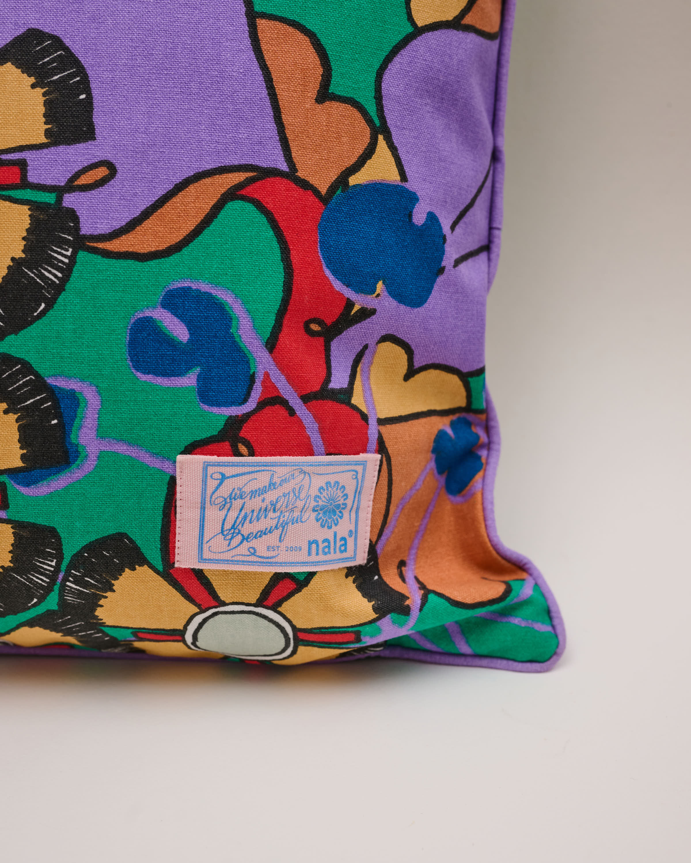 Rectangular Cushion - Bunga Raya Green