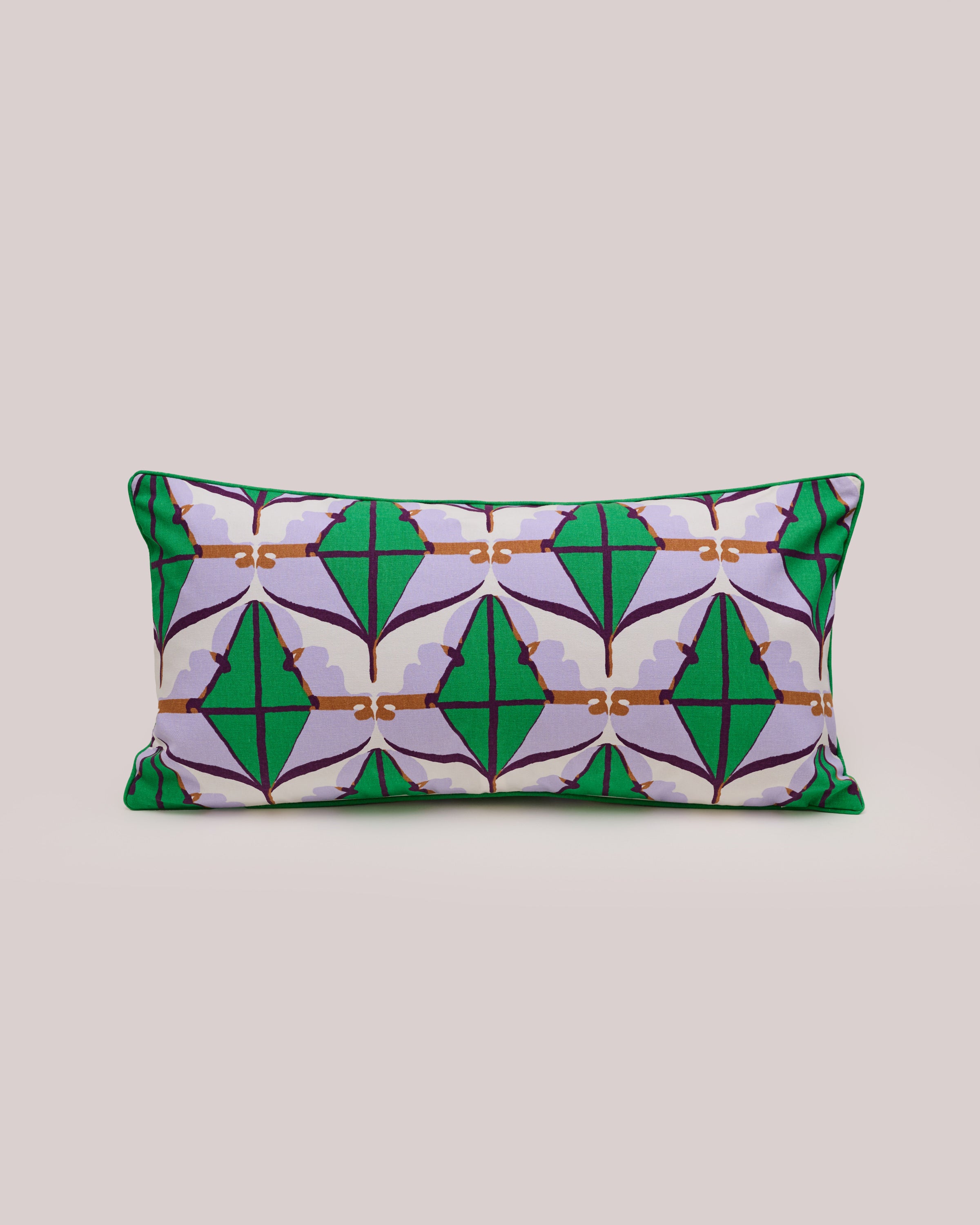 Rectangular Cushion - Diamond Lilac