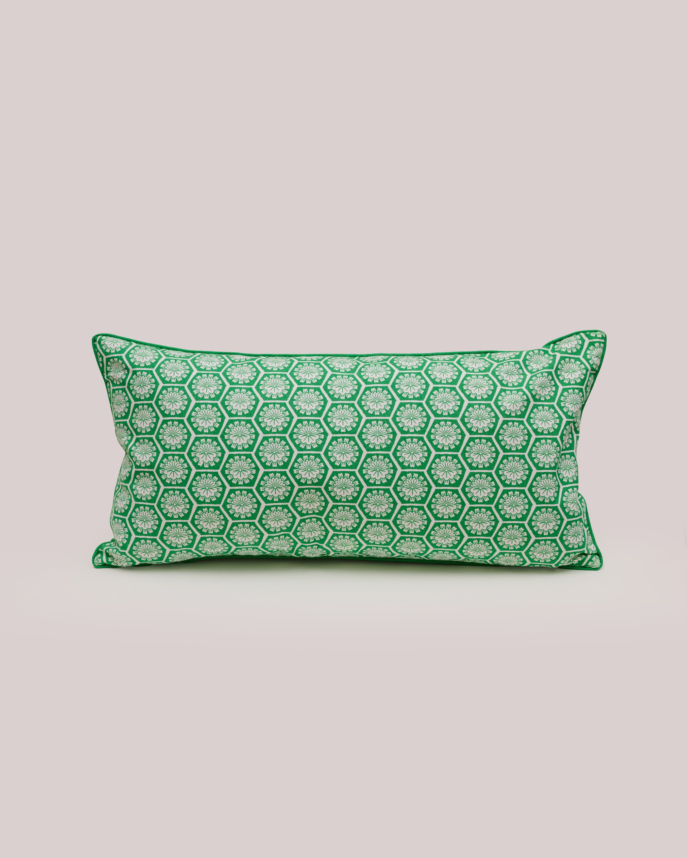 Rectangular Cushion - Willow Wishes Green