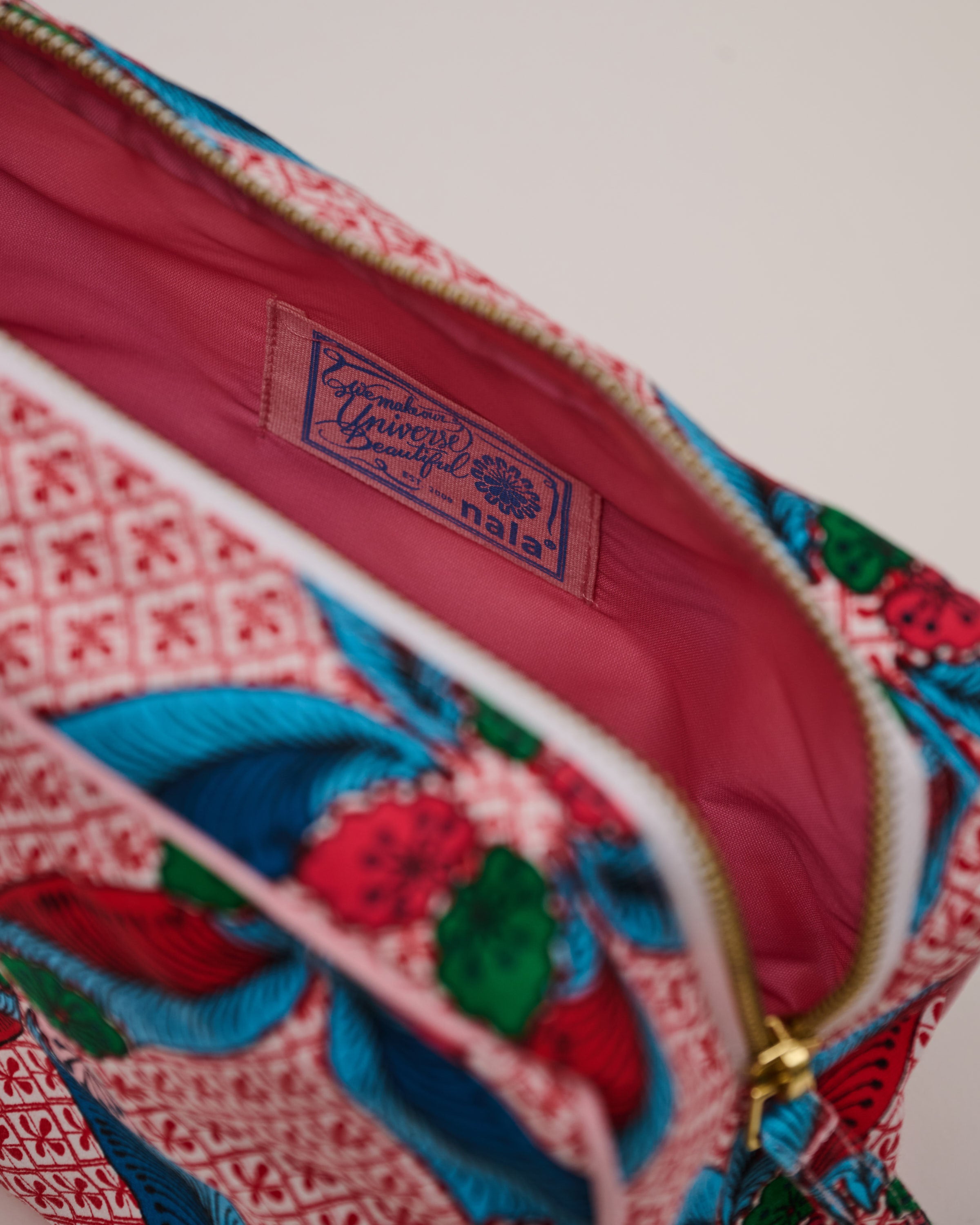 Toiletries Pouch - Seal The Deal Red