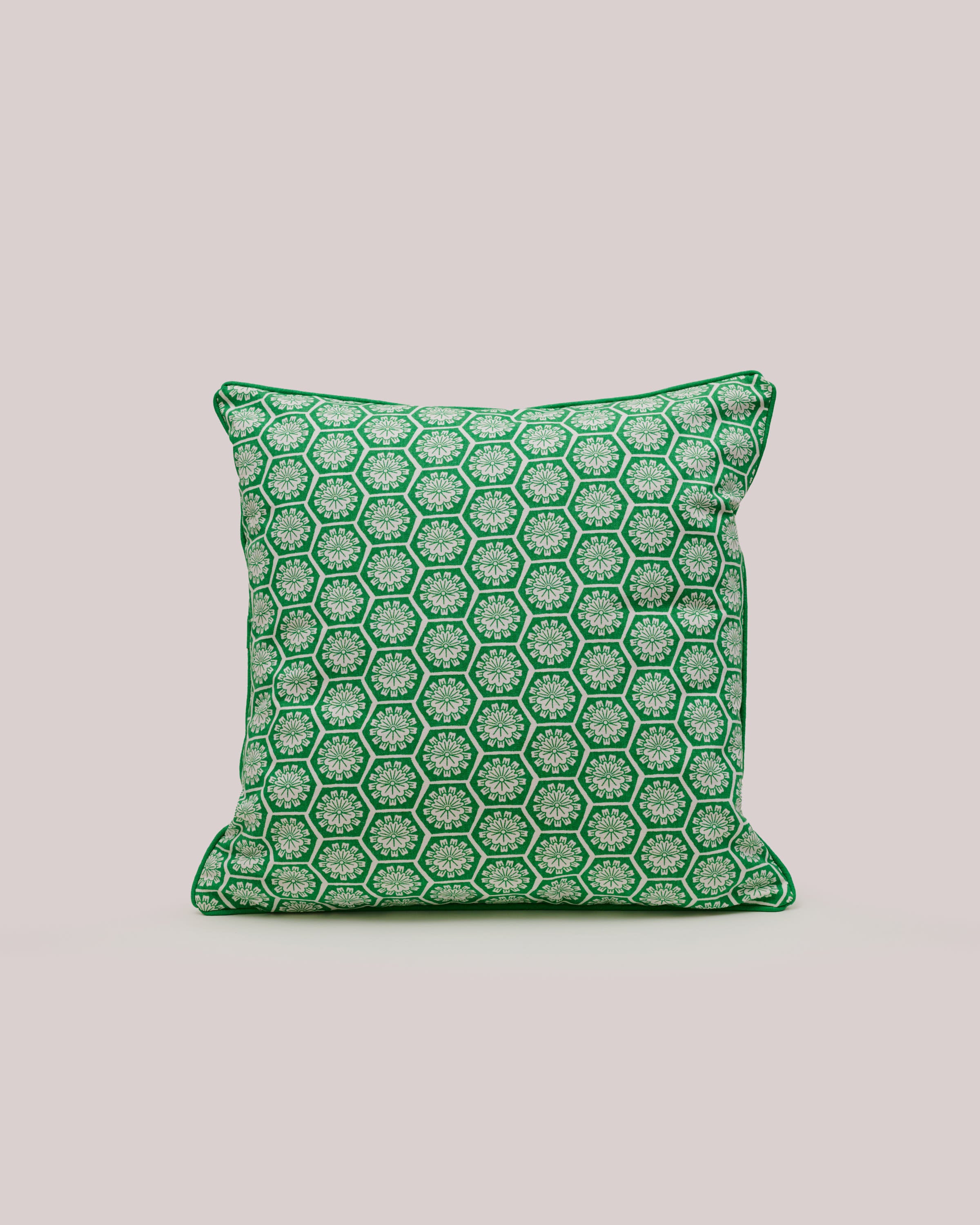 Square Cushion - Willow Wishes Green