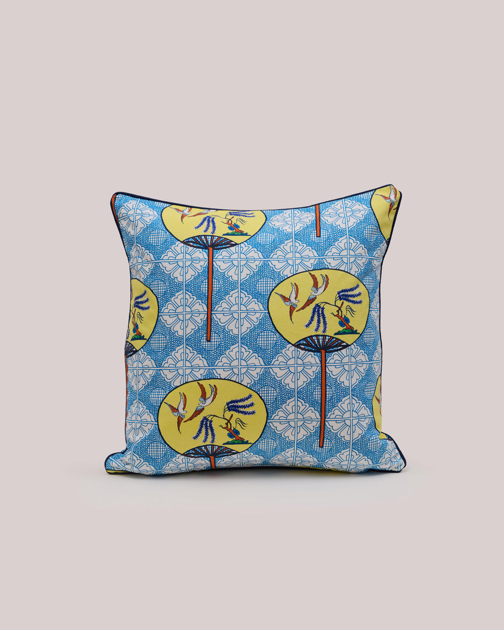 Square Cushion - Fan Yellow