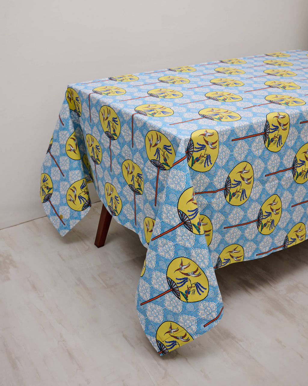 Large Table Cloth - Fan Yellow