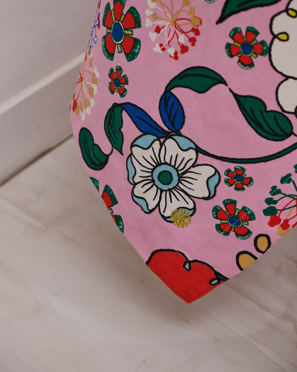 Large Table Cloth- Bunga Raya Pink