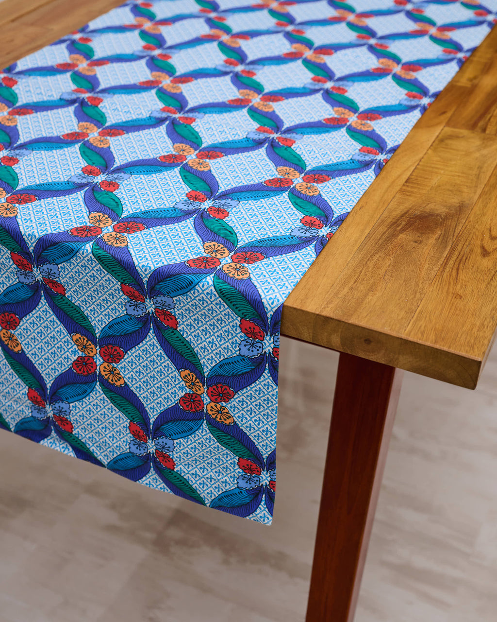 Table Runner - Seal The Deal Blue