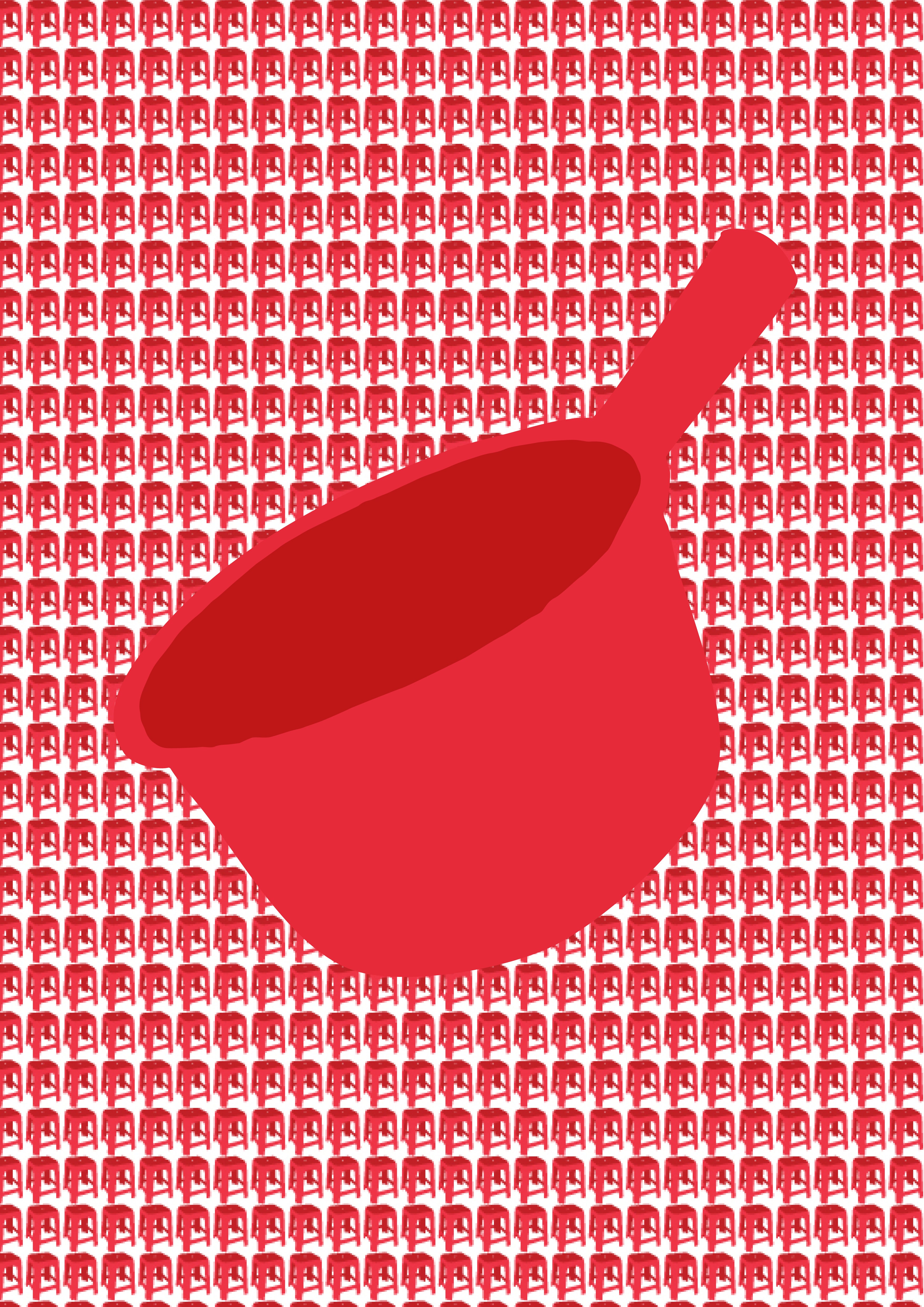 Banal Deluxe - Mandi Red - Art Print A3