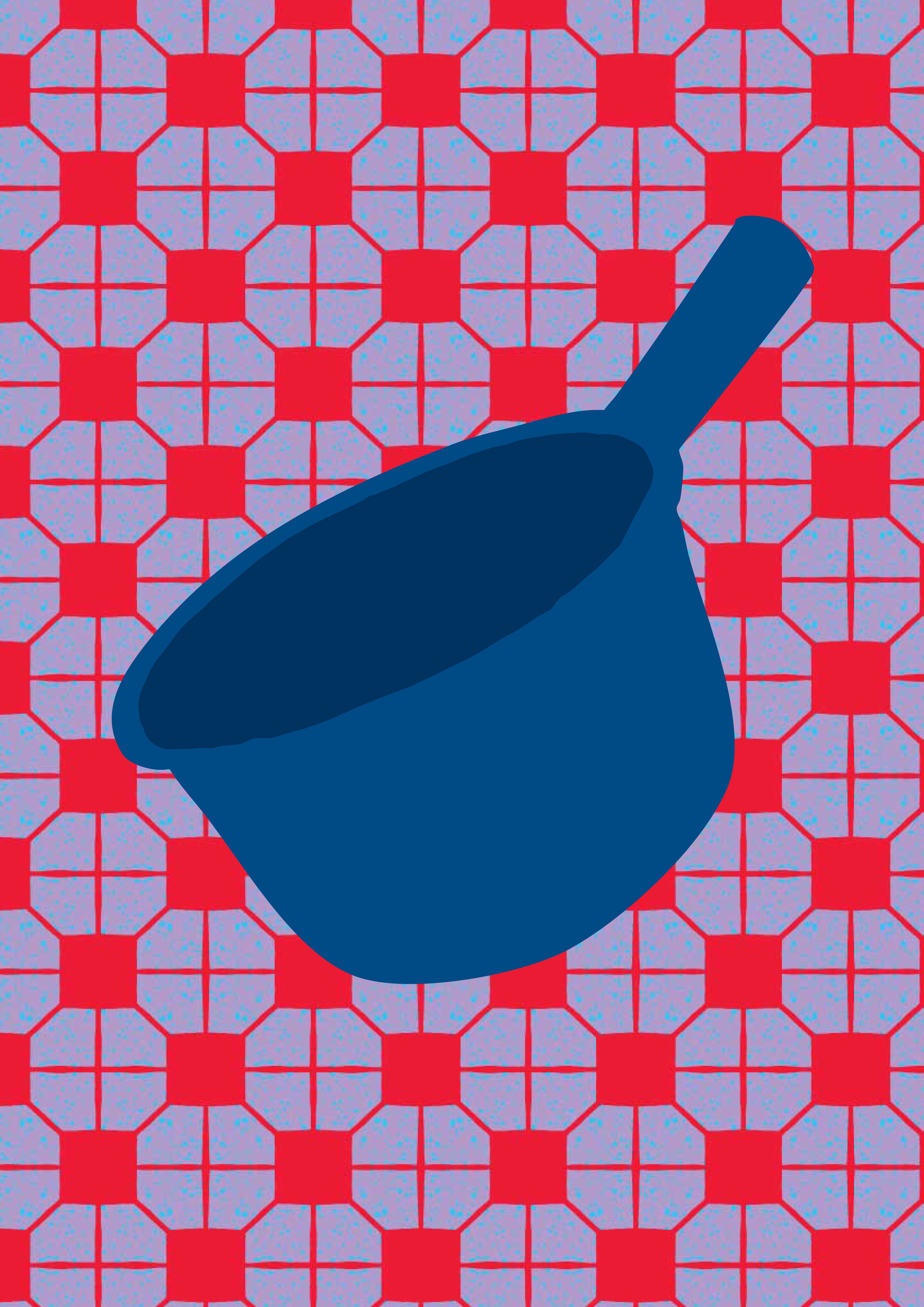 Banal Deluxe - Mandi Blue - Art Print A3