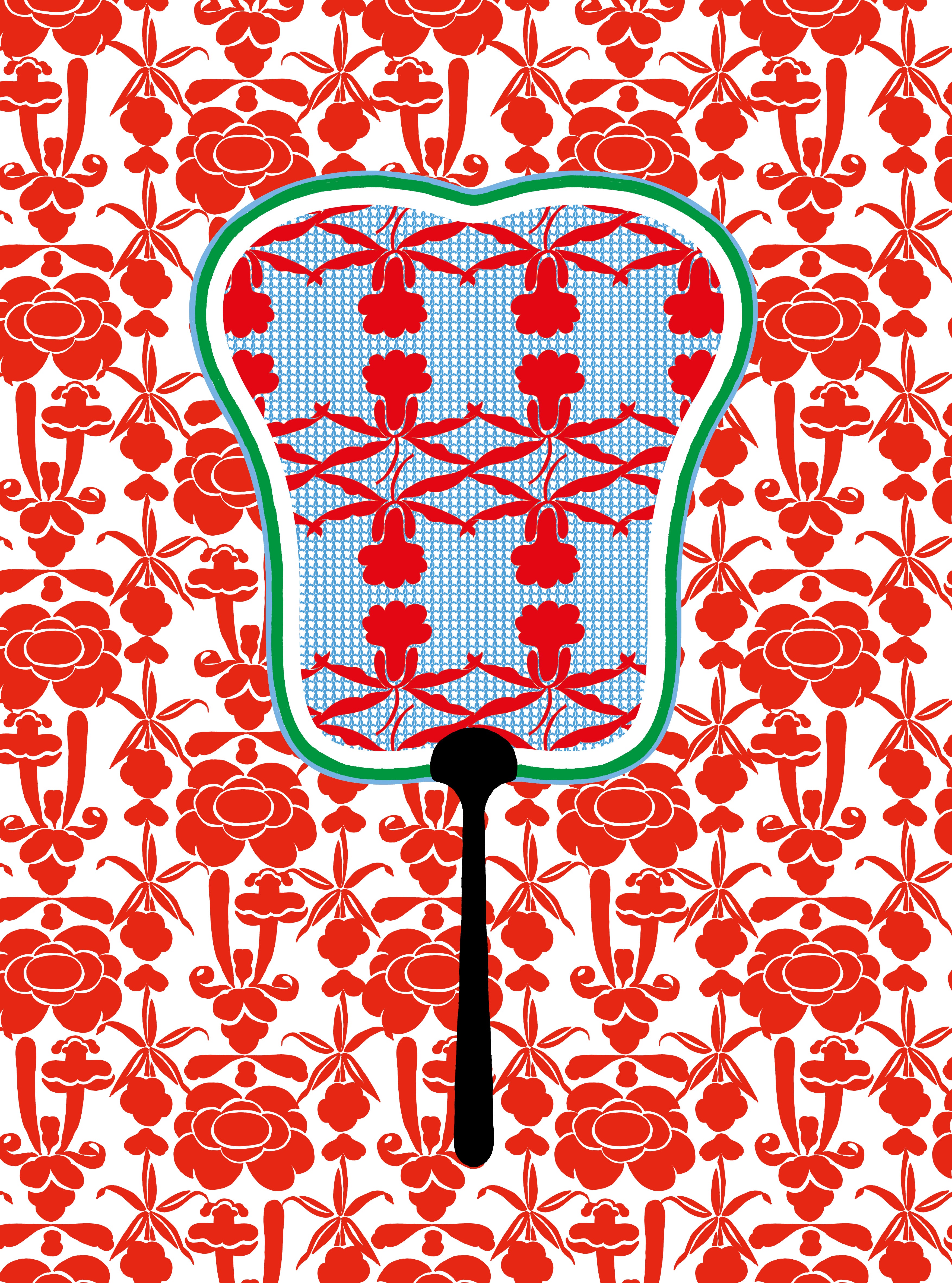 I'm a Fan - Lan Hua - Art Print A3