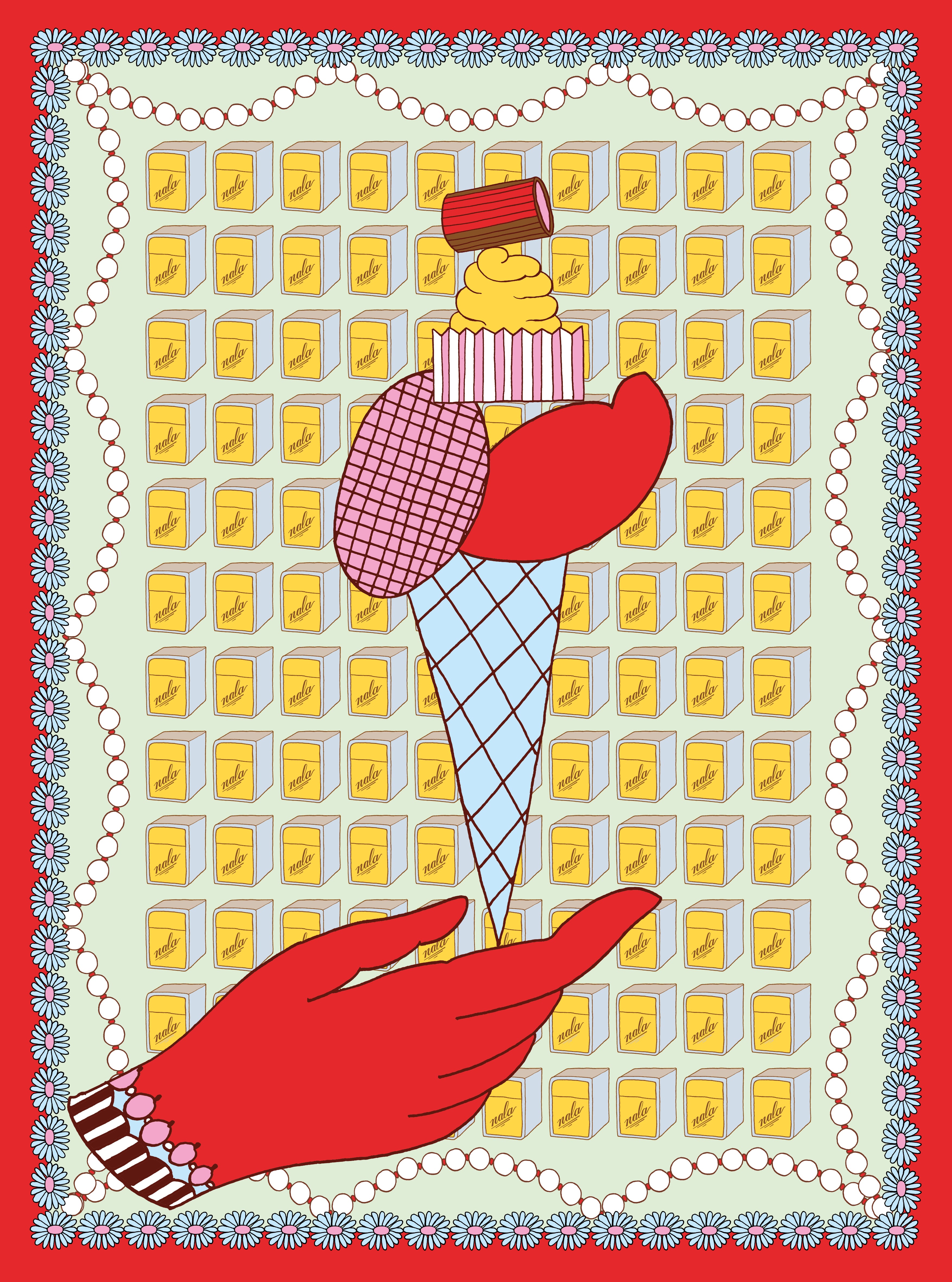 Milano - Gelato - Art Print A3