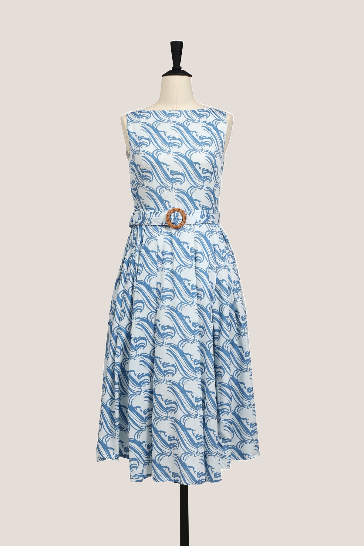 Retro Dress - Waterfall Blue