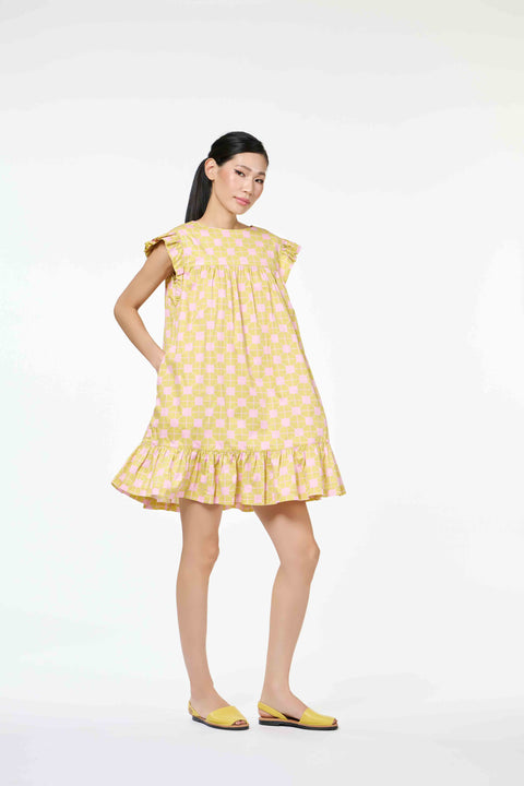 Bella Dress - Tapau Tile Lemons