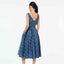 Retro Ladies Dress - Dancing Lady Cobalt