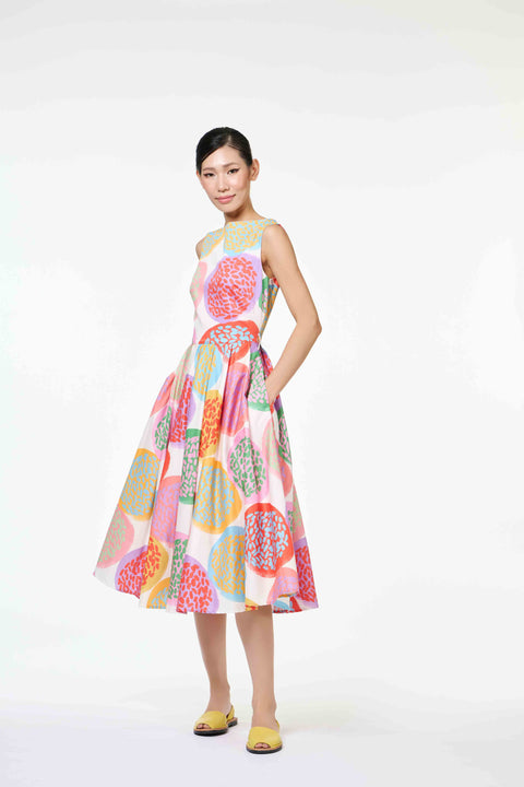 Retro Ladies Dress - Kuih Bom Fiesta