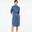 Classic Shirt Dress - Dancing Lady Cobalt