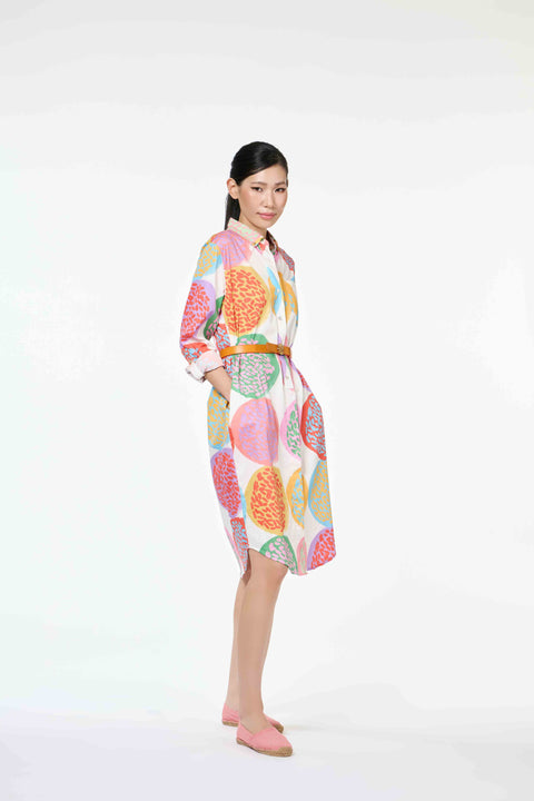 Classic Shirt Dress - Kuih Bom Fiesta