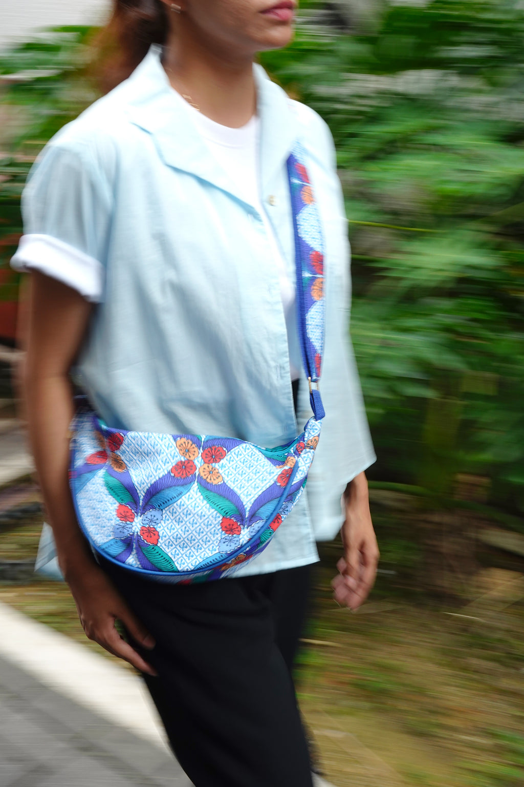 Half Moon Bag - Seal The Deal Blue