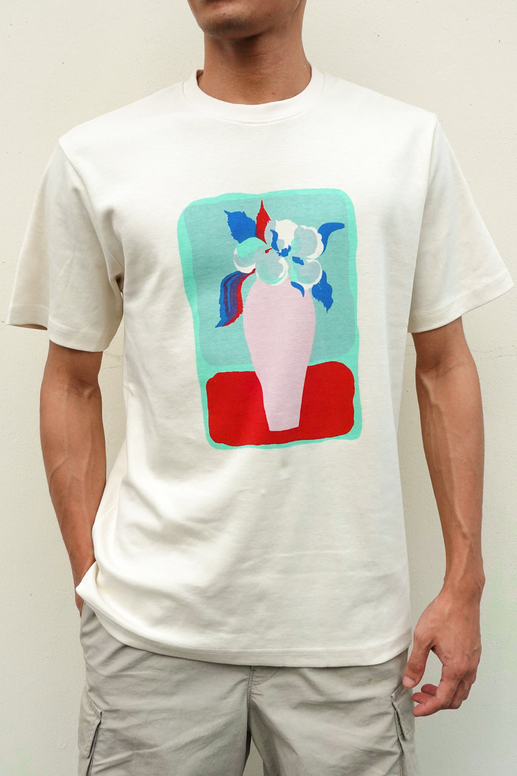 T-Shirt Vase Magnolia - Beige