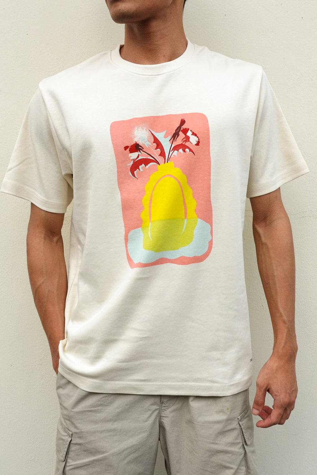T-Shirt Vase Dandelion - Beige