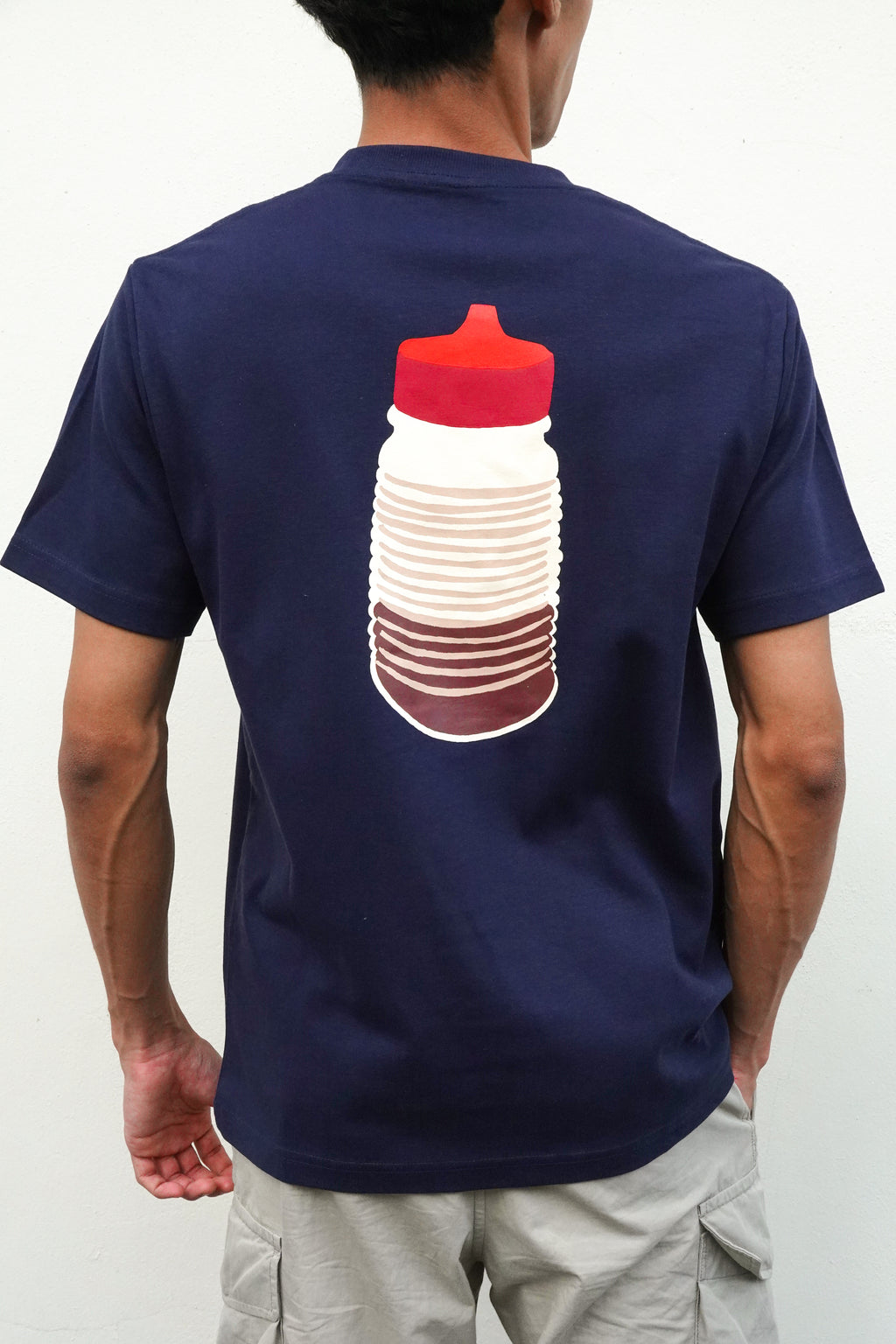 T-Shirt Red Soya - Navy Blue