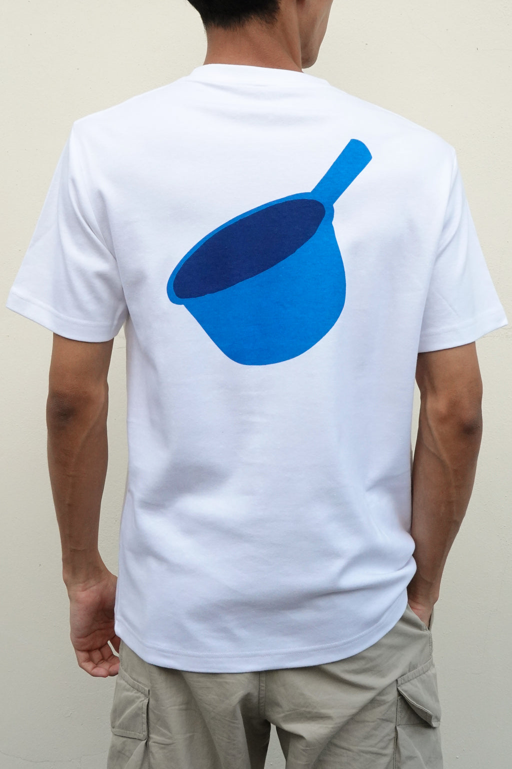 T-Shirt Mandi Blue - White