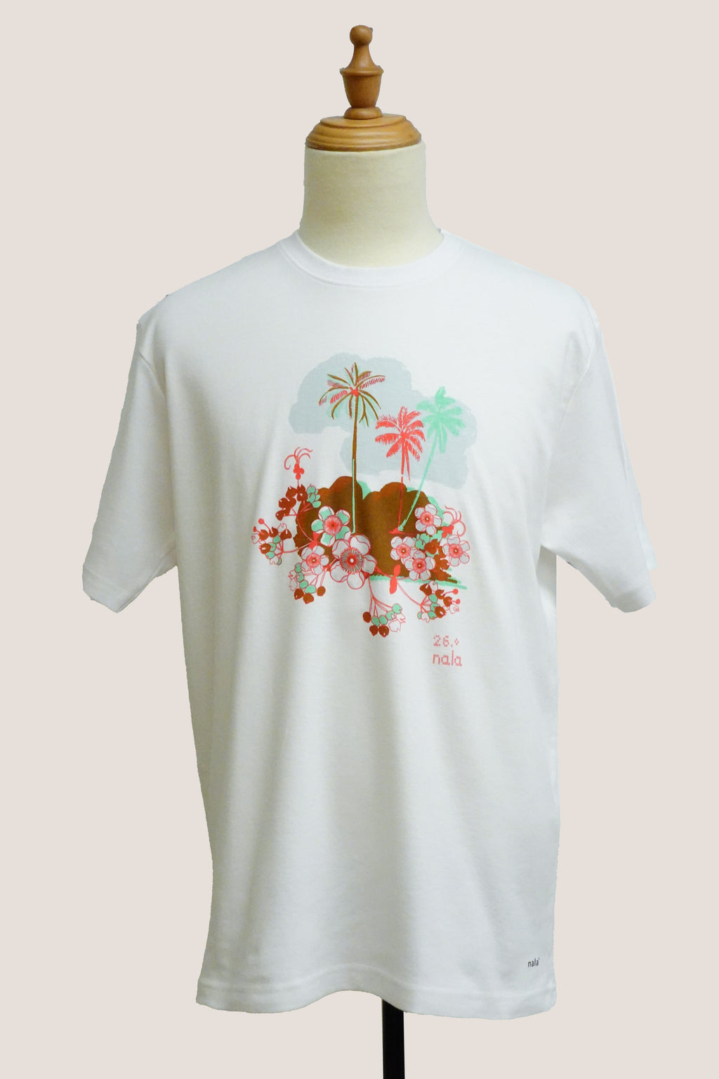 T-Shirt Coconut Tree - White