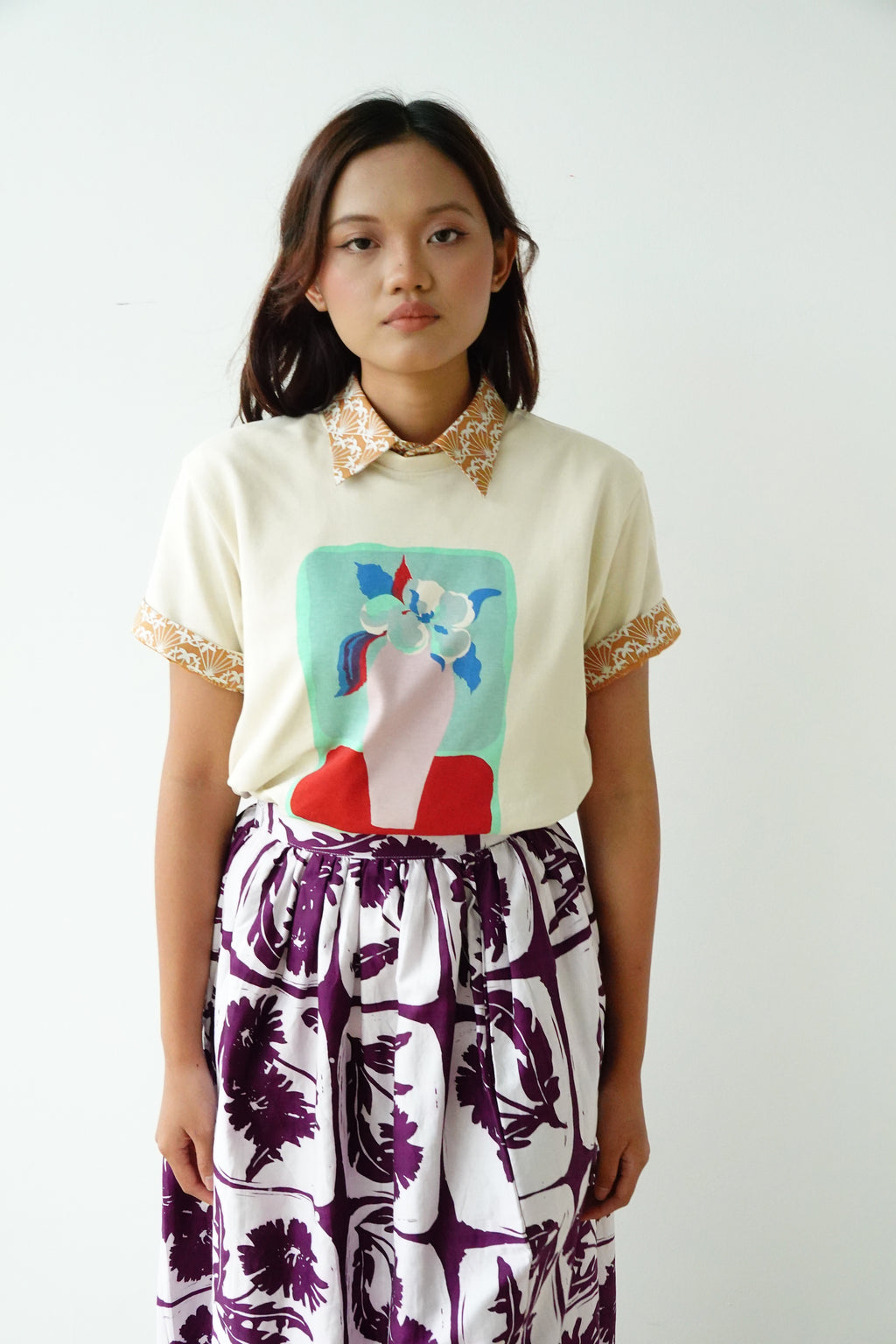 T-Shirt Vase Magnolia - Beige